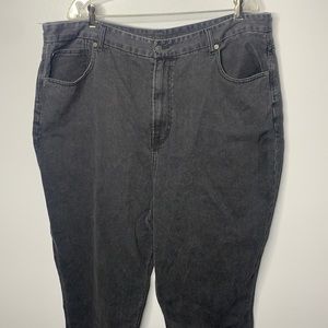 American eagle black curvy mom jeans plus size 22